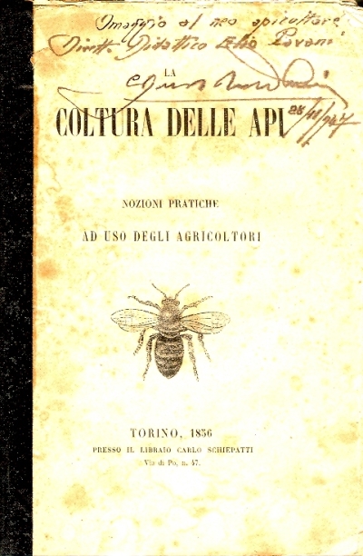 Cover  La coltura delle api : nozioni pratiche ad uso degli agricoltori