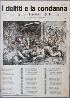 Cover  I delitti e la condanna del truce pastore di Fondi
