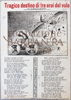 Cover  Tragico destino di tre eroi del volo