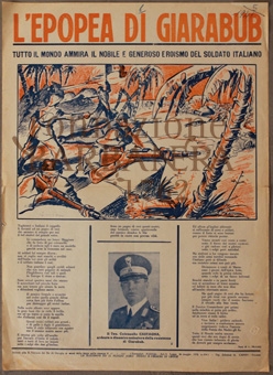 Cover  L'epopea di Giarabub : tutto il mondo ammira il nobile e generoso eroismo del soldato italiano