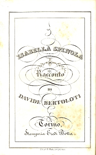 Cover  Isabella Spinola