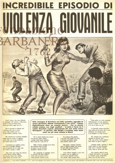 Cover  Incredibile episodio di violenza giovanile