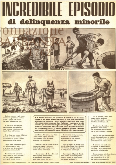 Cover  Incredibile episodio di delinquenza minorile
