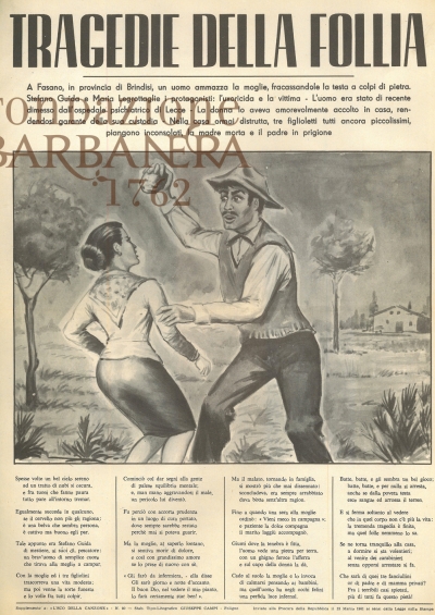 Cover  Tragedie della follia
