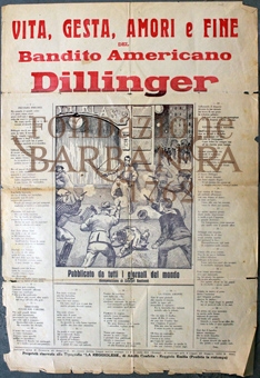 Cover  Vita, gesta, amori e fine del bandito americano Dillinger