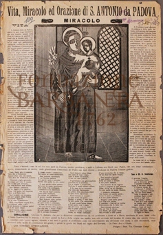 Cover  Vita, miracolo ed orazione di s. Antonio da Padova