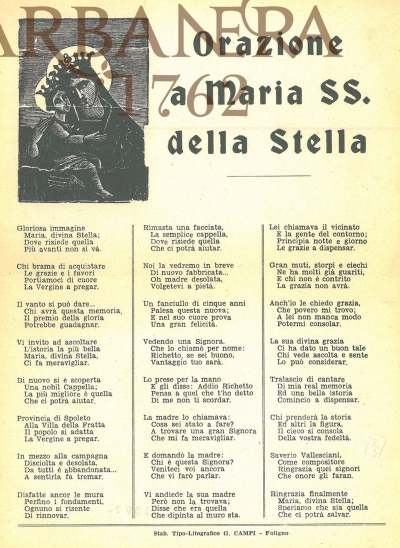 Cover  Orazione a Maria SS. della Stella