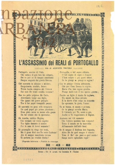 Cover  L'assassinio dei reali di Portogallo