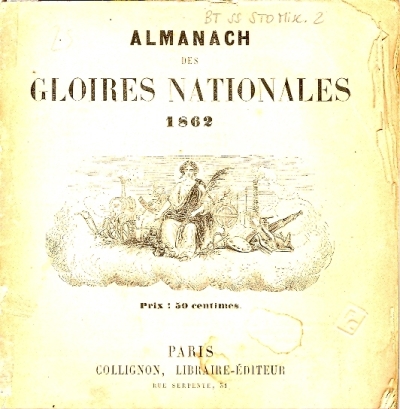 Cover  Almanach des gloires nationales