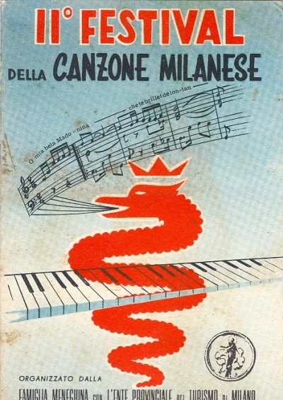 Cover  Secondo Festival della canzone milanese