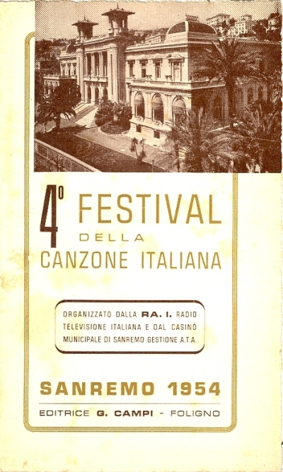 Cover  4. Festival della canzone italiana