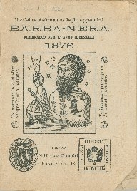 Cover  Il celebre astronomo degli Appennini Barba-Nera : Almanacco per l'anno bisestile 1876