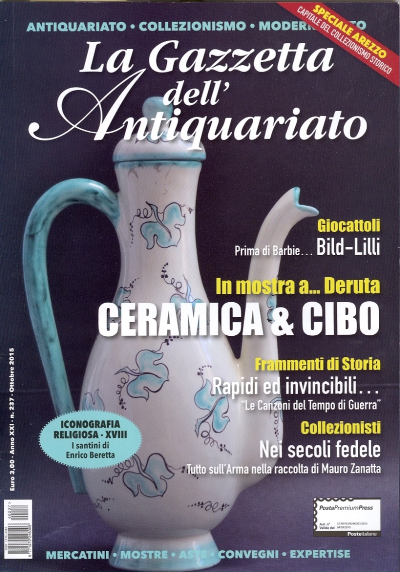 Cover  La Gazzetta dell'Antiquariato : Antiquariato, Collezionismo, Modernariato, Mercartini, Mostre, Aste, Convegni, Expertise