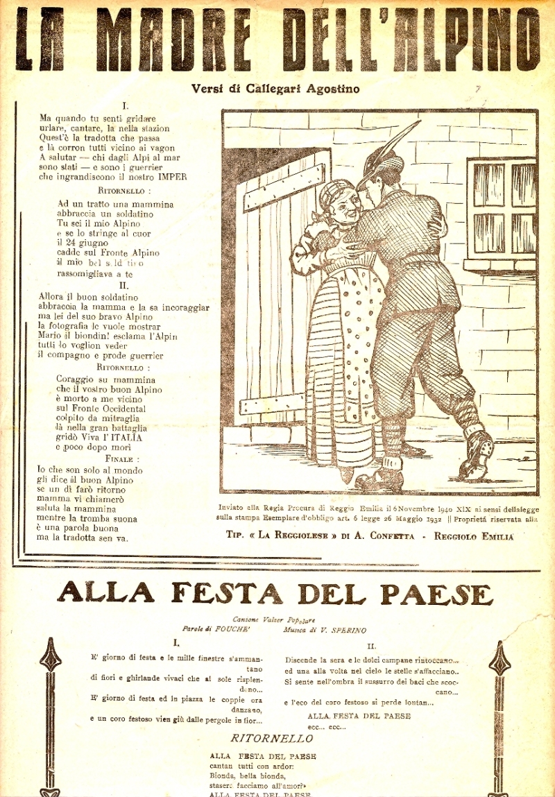 Cover  La madre dell'alpino