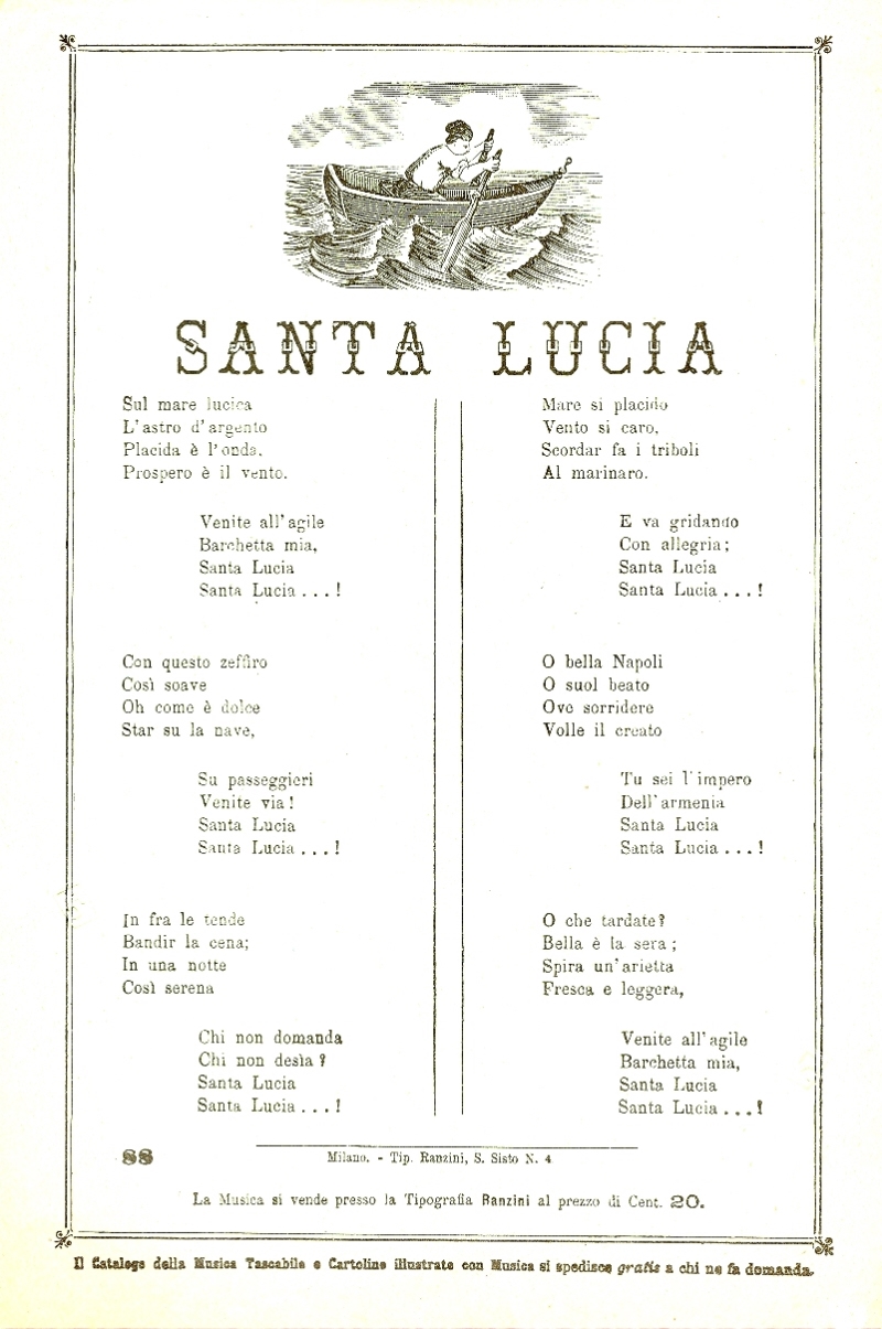 Cover  Santa Lucia