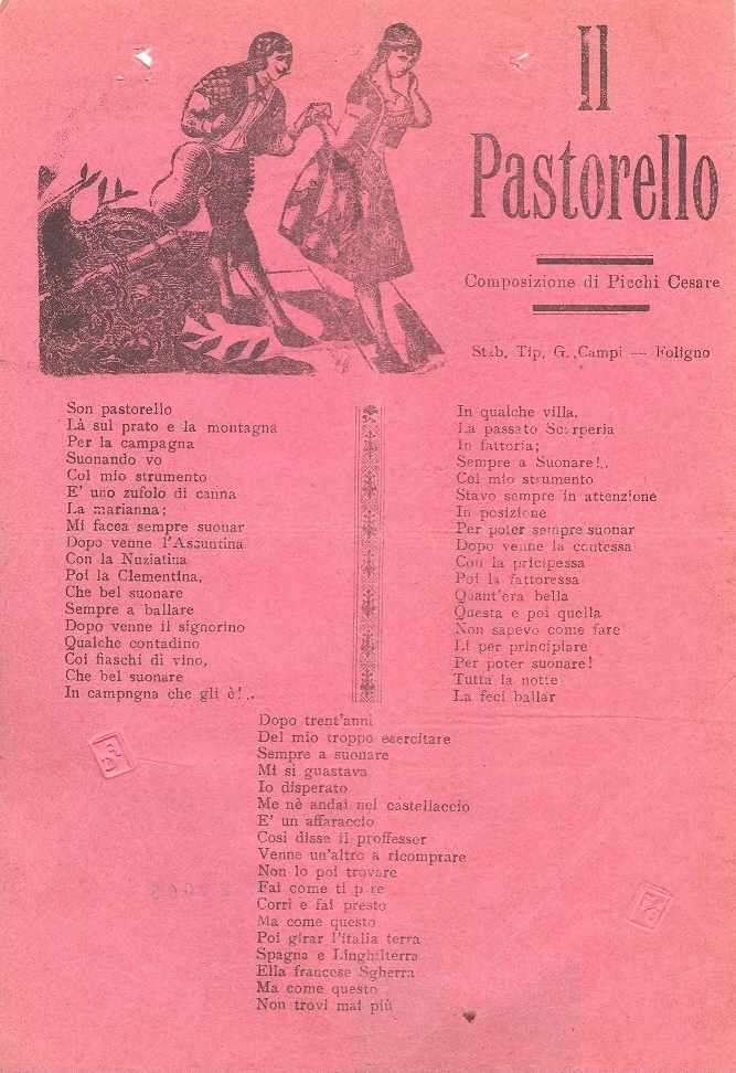 Cover  Il pastorello