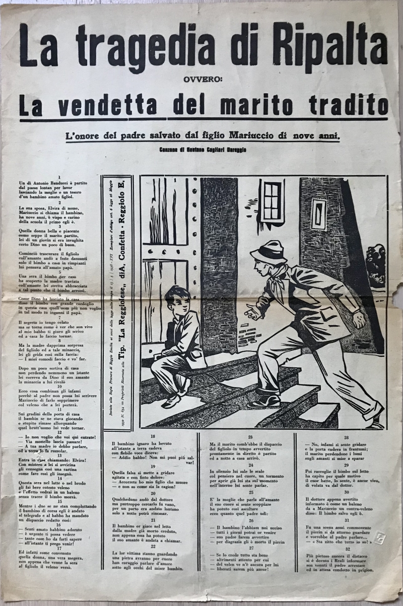 Cover  La tragedia di Ripalta ovvero: La vendetta del marito tradito : L'onore del padre salvato dal figlio Mariuccio di nove anni
