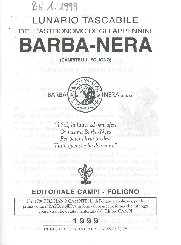 Cover  237: Lunario tascabile dell'astronomo degli Appennini Barba-Nera Campitelli-Foligno : 1999