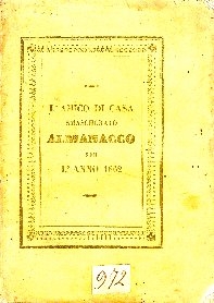 Cover  L'amico di casa smascherato : almanacco per l'anno ...