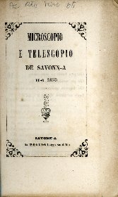 Cover  Microscopio e telescopio de Savonn-a pe-o