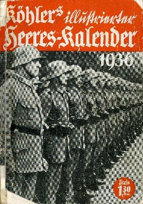 Cover  Köhlers illustrierter Heeres-Kalender für ...