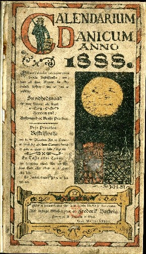 Copertina  Calendarium Danicum anno ... : stijlet oc sammenskrefuet efter lærde Mænds Skrifter oc Documenter