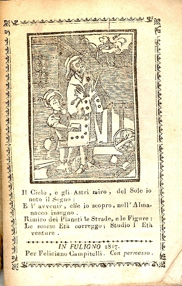 Cover  Il filosofo errante per l'anno ...